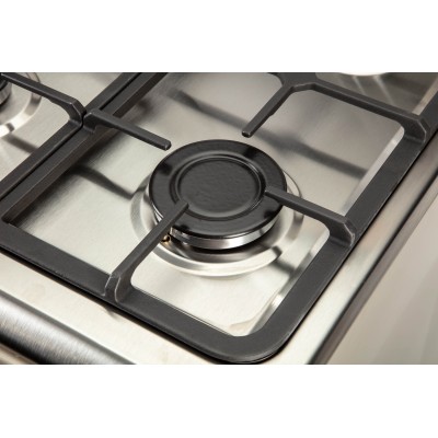 Плита ARDESTO комбі, 52л, 50x60см, конвекція, чавун, підсвічування, форсунки LPG (підключення газового балона), сріблястий (FSC-