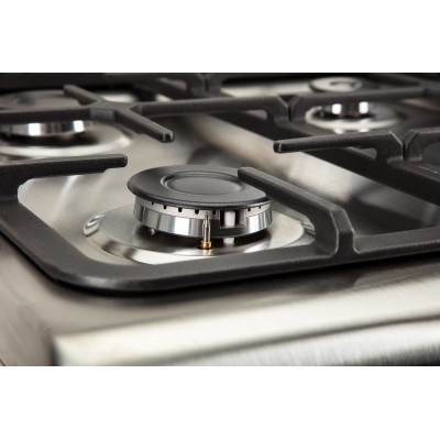 Плита ARDESTO комбі, 52л, 50x60см, конвекція, чавун, підсвічування, форсунки LPG (підключення газового балона), сріблястий (FSC-