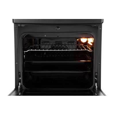 Плита ARDESTO комбі, 52л, 50x60см, конвекція, чавун, підсвічування, форсунки LPG (підключення газового балона), чорний (FSC-F506