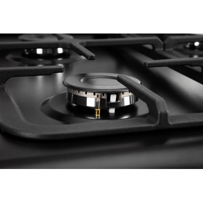 Плита ARDESTO комбі, 52л, 50x60см, конвекція, чавун, підсвічування, форсунки LPG (підключення газового балона), чорний (FSC-F506