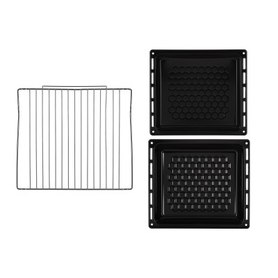 Плита ARDESTO комбі, 52л, 50x60см, конвекція, чавун, підсвічування, форсунки LPG (підключення газового балона), чорний (FSC-F506