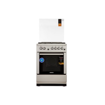 Плита ARDESTO комбі, 64л, 60x60см, конвекція, чавун, підсвічування, форсунки LPG (підключення газового балона), знімні направляю