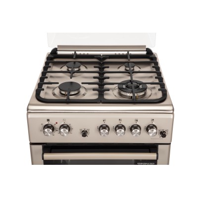 Плита ARDESTO комбі, 64л, 60x60см, конвекція, чавун, підсвічування, форсунки LPG (підключення газового балона), знімні направляю