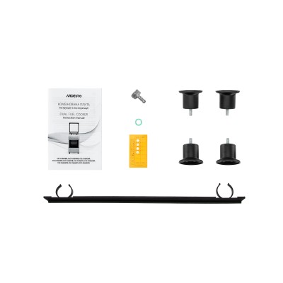 Плита ARDESTO комбі, 64л, 60x60см, конвекція, чавун, підсвічування, форсунки LPG (підключення газового балона), знімні направляю