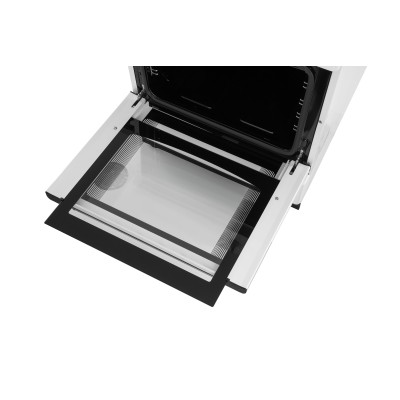 Плита ARDESTO комбі, 64л, 60x60см, підсвічування, форсунки LPG (підключення газового балона), знімні направляючі, білий (FSC-F60