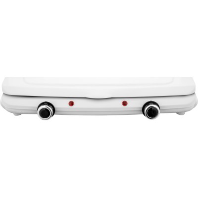 Плитка настільна Sencor електрична, комфорок - 2на 2.5кВт, 15 і 18 см, керування - мех., білий (SCP2271WH-EUE4)