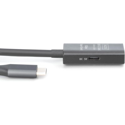 Подовжувач DIGITUS USB 3.2 Gen1 Active Cable 5G, C/M-C/F, 5м, чорний (DA-73108) Подовжувач DIGITUS USB 3.2 Gen1 Active Cable 5G, C/M-C/F, 5м, чорний (DA-73108)