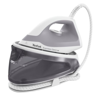 Праска-парогенератор Tefal Express Optimal, 2200Вт, 1200мл, паровий удар -250гр, постійна пара - 110гр, керам. підошва, біло-сір