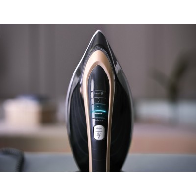 Праска-парогенератор Tefal Pro Express Vision, 3000Вт, 1100мл, паровий удар -750гр, постійна пара - 180гр, чорно-золотий (GV9820