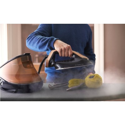 Праска-парогенератор Tefal Pro Express Vision, 3000Вт, 1100мл, паровий удар -750гр, постійна пара - 180гр, чорно-золотий (GV9820