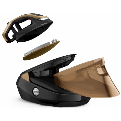 Праска-парогенератор Tefal Pro Express Vision, 3000Вт, 1100мл, паровий удар -750гр, постійна пара - 180гр, чорно-золотий (GV9820