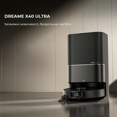 Робот-пилосос Dreame X40 Ultra (RLX63CE-Bl) Black