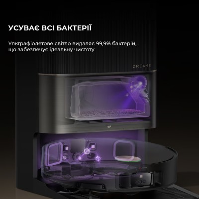 Робот-пилосос Dreame X50 Ultra (RLX85CE-6-BL) Black