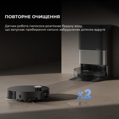 Робот-пилосос Dreame X50 Ultra (RLX85CE-6-BL) Black