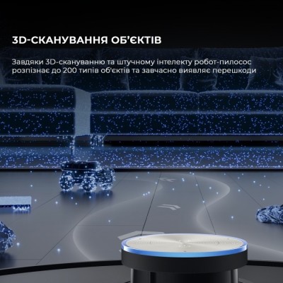 Робот-пилосос Dreame X50 Ultra (RLX85CE-6-BL) Black