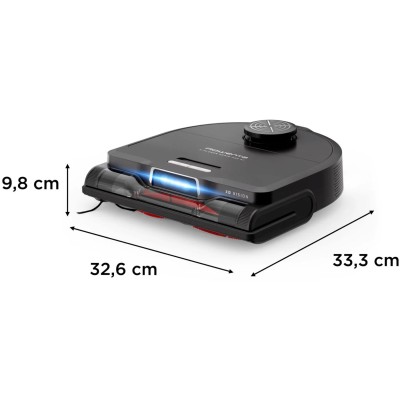 Робот-пилосос Rowenta миючий X-Plorer Serie 240 AI Animal & Allergy Model, 8000ПаВт, h=9.8см, 0.22л, конт пил -0.22л, автон. роб