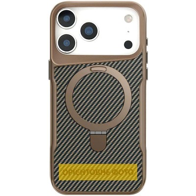 TPU+PC чохол Metal Buttons with MagSafe Carbon Ring для Apple iPhone 17 Air (6.5") Золотий TPU+PC чохол Metal Buttons with MagSafe Carbon Ring для Apple iPhone 17 Air (6.5") Золотий