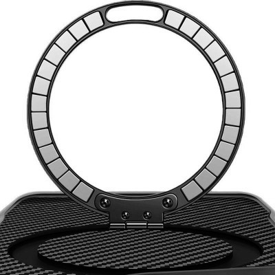 TPU+PC чохол Metal Buttons with MagSafe Carbon Ring для Apple iPhone 17 Pro Max (6.9") Чорний TPU+PC чохол Metal Buttons with MagSafe Carbon Ring для Apple iPhone 17 Pro Max (6.9") Чорний