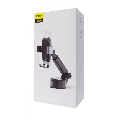 Автомобільний тримач Baseus Tank Gravity Car Mount With Suction Base (SUYL-TK01) black