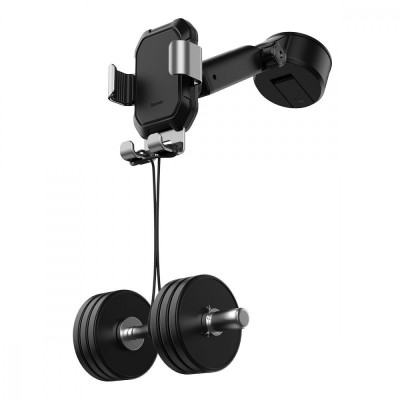 Автомобільний тримач Baseus Tank Gravity Car Mount With Suction Base (SUYL-TK01) black