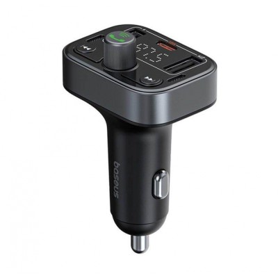 АЗП Baseus FM Launcher S-09 Pro 35W (PD+QC3.0) Type-C+2USB (C10762200113-00) black