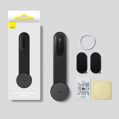 Автомобільний тримач Baseus C02 Magnetic (SUCC000201) Black