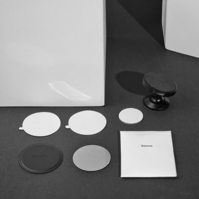 Автомобільний тримач Baseus Small Ears Series Magnetic Suction Bracket Vertical Type (SUER-B0R) black