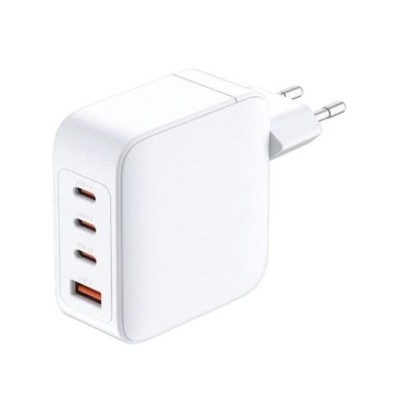 Зарядний пристрій мережевий D-Link DCP-101 100Вт GaN 3хUSB-С, 1xUSB-A, білий