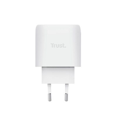 Зарядний пристрій мережевий Trust Maxo 45Вт, GaN, USB-C PD/PPS, білий Зарядний пристрій мережевий Trust Maxo 45Вт, GaN, USB-C PD/PPS, білий