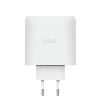 Зарядний пристрій мережевий Trust Maxo 65Вт, GaN, USB-C PD/PPS, білий Зарядний пристрій мережевий Trust Maxo 65Вт, GaN, USB-C PD/PPS, білий
