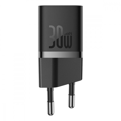 Зарядний Пристрій Baseus GaN5 Mini Fast Charger Type-C 30W (With Cable Type-C to Type-C 100W 1m) (P10110902313-00) blue Зарядний Пристрій Baseus GaN5 Mini Fast Charger Type-C 30W (With Cable Type-C to Type-C 100W 1m) (P10110902313-00) blue