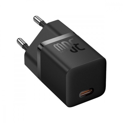 Зарядний Пристрій Baseus GaN5 Mini Fast Charger Type-C 30W (With Cable Type-C to Type-C 100W 1m) (P10110902313-00) blue Зарядний Пристрій Baseus GaN5 Mini Fast Charger Type-C 30W (With Cable Type-C to Type-C 100W 1m) (P10110902313-00) blue