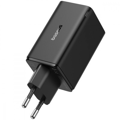 Зарядний Пристрій Baseus GaN6 Pro 65W FC 2xUSB-C | 2xUSB-A (P10162701213-00) White