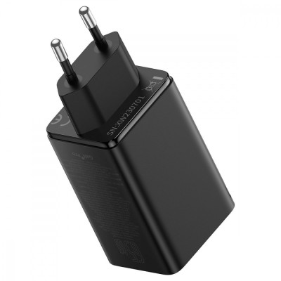 Зарядний Пристрій Baseus GaN6 Pro 65W FC 2xUSB-C | 2xUSB-A (P10162701213-00) White