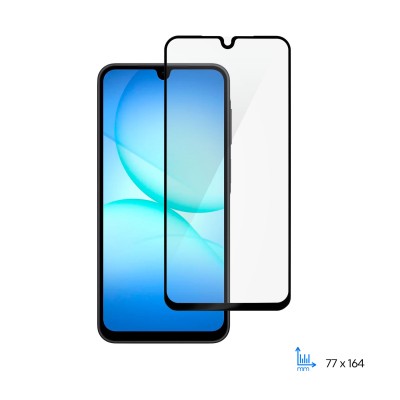 Захисне скло 2E для Samsung Galaxy A17 (A175), 2.5D FCFG, (1 Pack), чорна рамка Захисне скло 2E для Samsung Galaxy A17 (A175), 2.5D FCFG, (1 Pack), чорна рамка