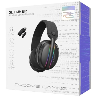 Бездротова ігрова гарнітура Proove Gaming Glimmer (APP) (WHGL00022017) white/purple