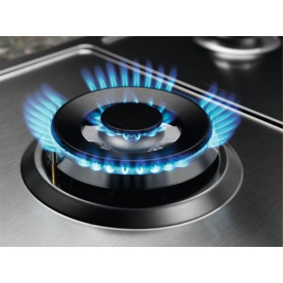 Варильна поверхня Electrolux газова, 60см, чавун, нерж (KGS64362XX) Варильна поверхня Electrolux газова, 60см, чавун, нерж (KGS64362XX)