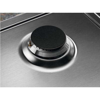 Варильна поверхня Electrolux газова, 60см, чавун, нерж (KGS64362XX) Варильна поверхня Electrolux газова, 60см, чавун, нерж (KGS64362XX)