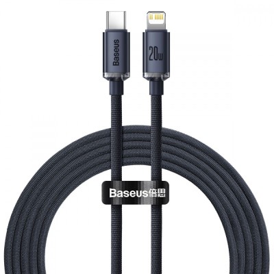 Кабель Baseus Crystal Shine Series Type-C to Lightning 20W (2m) (CAJY001403) blue