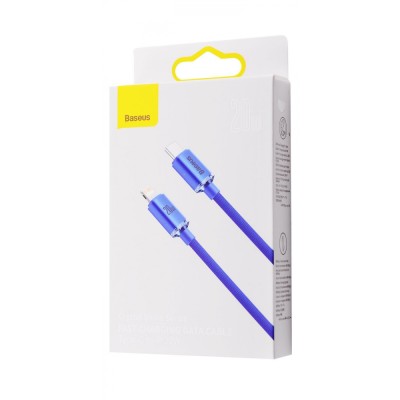 Кабель Baseus Crystal Shine Series Type-C to Lightning 20W (2m) (CAJY001403) blue