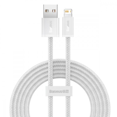 Кабель Baseus Dynamic Series Fast Charging Lightning 2.4A (2m) (CALD000502) white