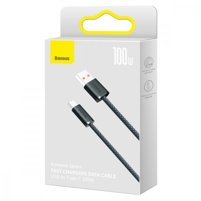 Кабель Baseus Dynamic Series Fast Charging Type-C 100W (2m) (CALD000702) white