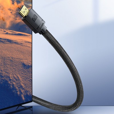 Кабель Baseus High Definition HDMI 8K to HDMI 8K (1m) (CAKGQ-J01) black