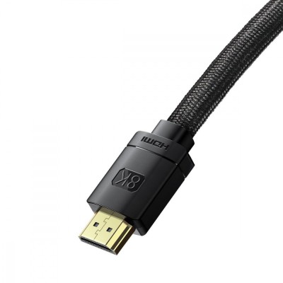 Кабель Baseus High Definition HDMI 8K to HDMI 8K (1m) (CAKGQ-J01) black