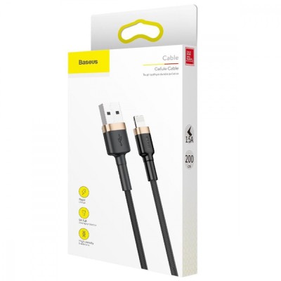 Кабель Baseus Cafule Lightning 1.5A (2m) (CALKLF-C09) red