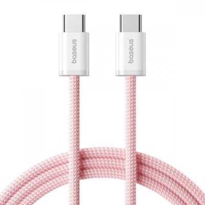 Кабель Baseus Dynamic 4 Fast Charging Type-C to Type-C 100W (1m) (P10381400411-00) pink Кабель Baseus Dynamic 4 Fast Charging Type-C to Type-C 100W (1m) (P10381400411-00) pink