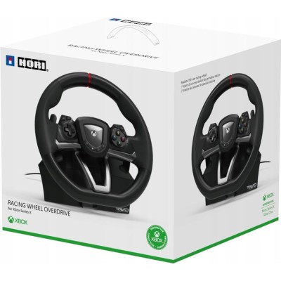 Кермо і педалі HORI Racing Wheel Overdrive для Xbox та ПК Кермо і педалі HORI Racing Wheel Overdrive для Xbox та ПК
