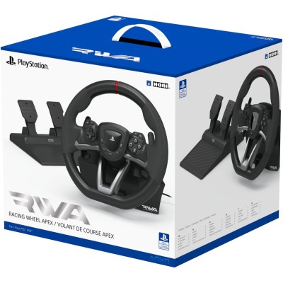 Кермо та педалі HORI Racing Wheel Apex для ПК та Playstation 5 Кермо та педалі HORI Racing Wheel Apex для ПК та Playstation 5