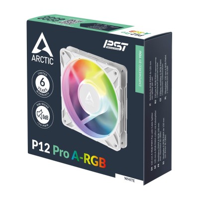Корпусний вентилятор 120MM P12 PRO A-RGB WHT ACFAN00311A ARCTIC Корпусний вентилятор 120MM P12 PRO A-RGB WHT ACFAN00311A ARCTIC