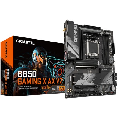 Материнська плата GIGABYTE B650 GAMING X AX V2 sAM5 B650 4xDDR5 M.2 HDMI DP ATX (B650_GAMING_X_AX_V2) Материнська плата GIGABYTE B650 GAMING X AX V2 sAM5 B650 4xDDR5 M.2 HDMI DP ATX (B650_GAMING_X_AX_V2)